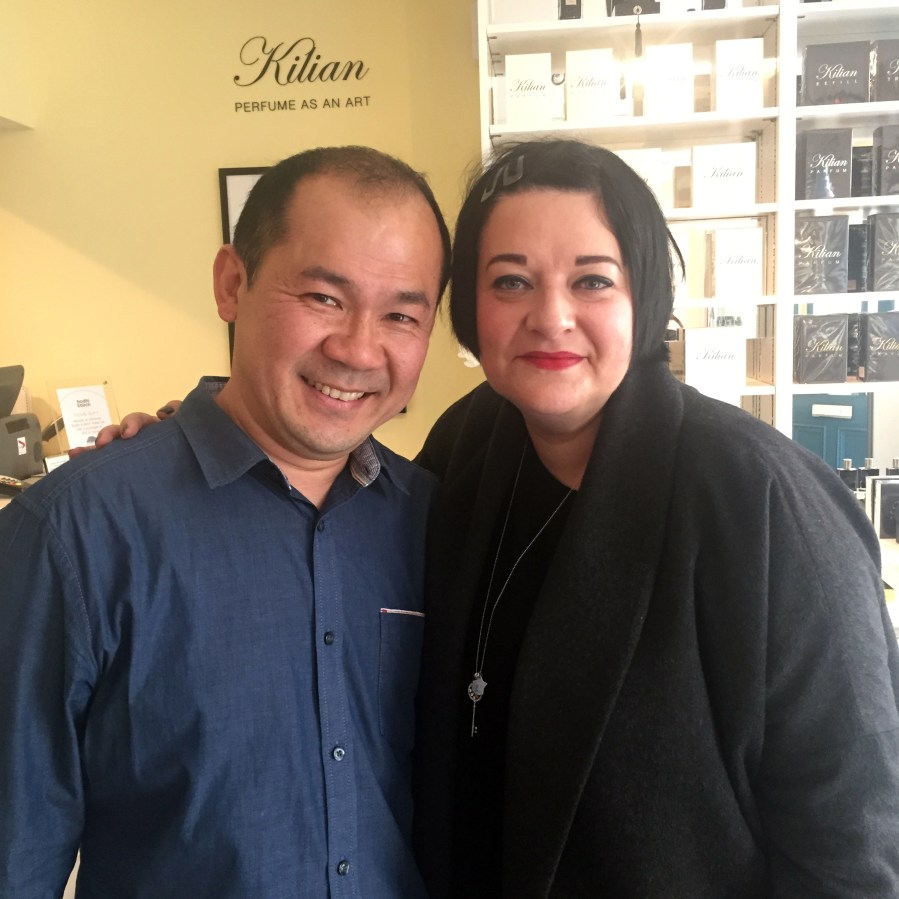 Nikki Taylor with bodhi & birch founder Elijah Choo