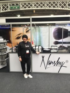 Nikki Taylor representing Nanshy at IMATS London