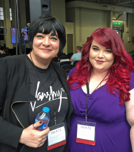 Nikki Taylor with blogger & social media manager Georgina Grogan